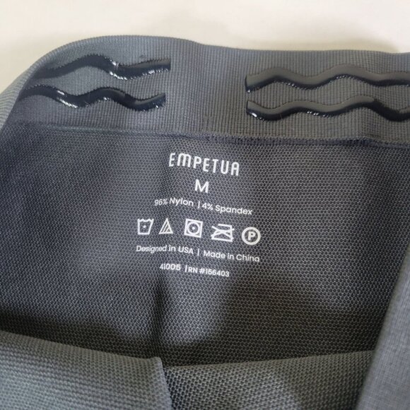 Empetua Gray Seamless Comfort Mid-Waist Shaping Leggings Size M #79216 - Picture 4 of 6